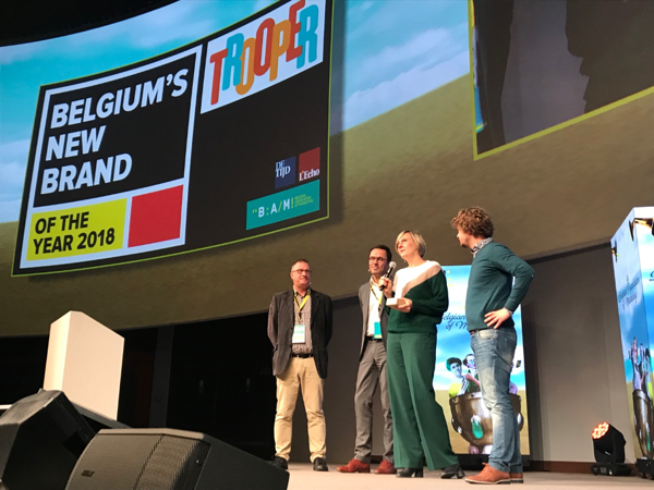 TROOPER IS BELGIUM’S NEW BRAND OF THE YEAR 2018!