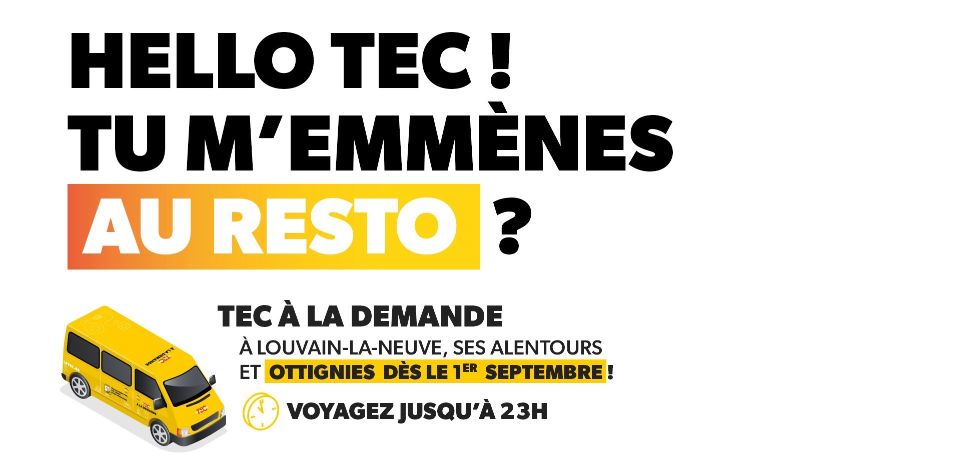 TEC à la demande étend sa zone de desserte et prolonge son service jusqu’en août 2022