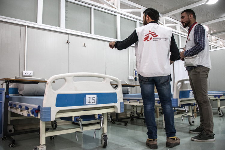 New comprehensive post-operative care facility in East Mosul © MSF/Sacha Myers