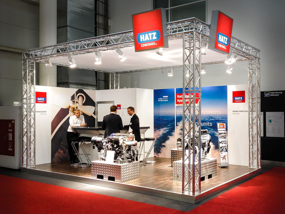 Die Motorenfabrik Hatz präsentiert wie 2014 ihre Produkte und Lösungen am Stand A3.201 auf der diesjährigen SMM in Hamburg