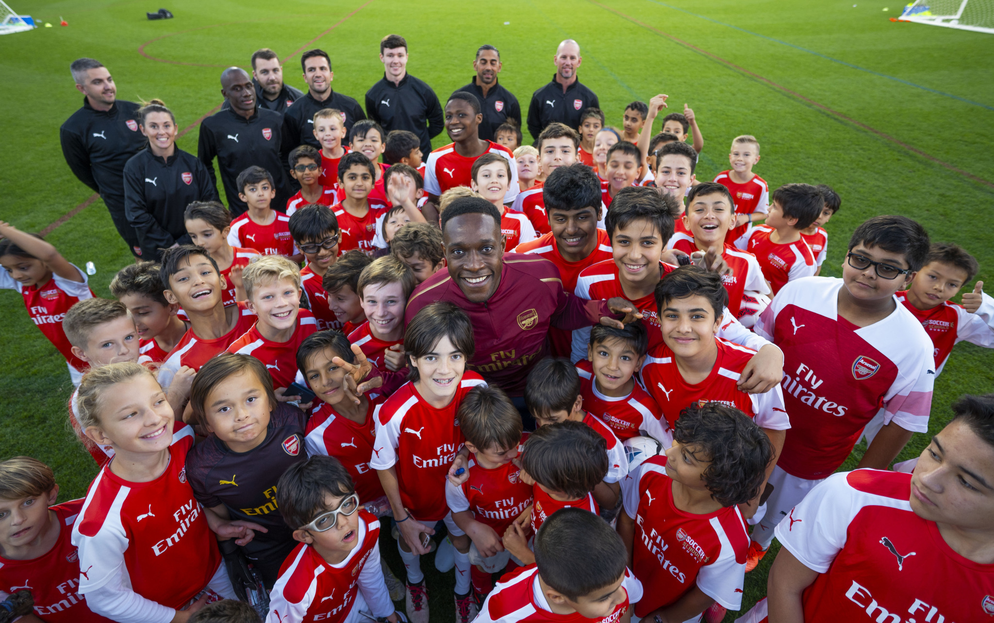 Danny Welbeck makes return visit to the Arsenal Soccer School Dubai2048 x 1284