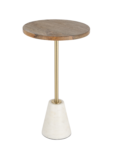 Habitat Kayleigh Marble and Mango Side Table, £80