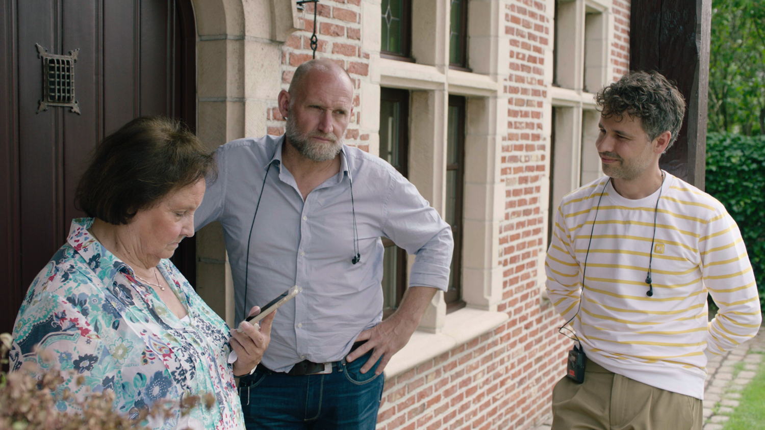 Jan, zijn mama en Thomas