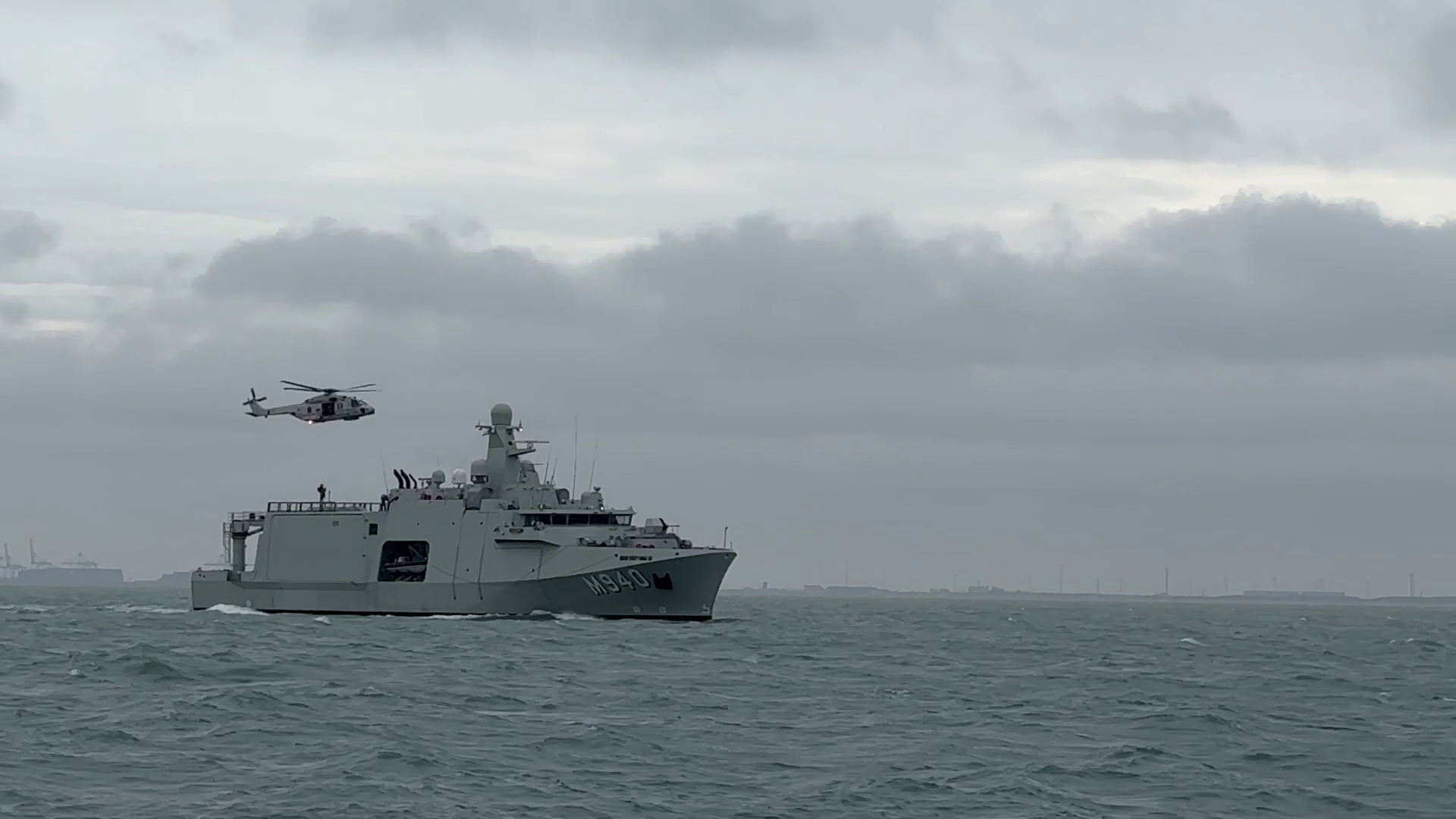 First new Belgian minehunter arrives in Zeebrugge