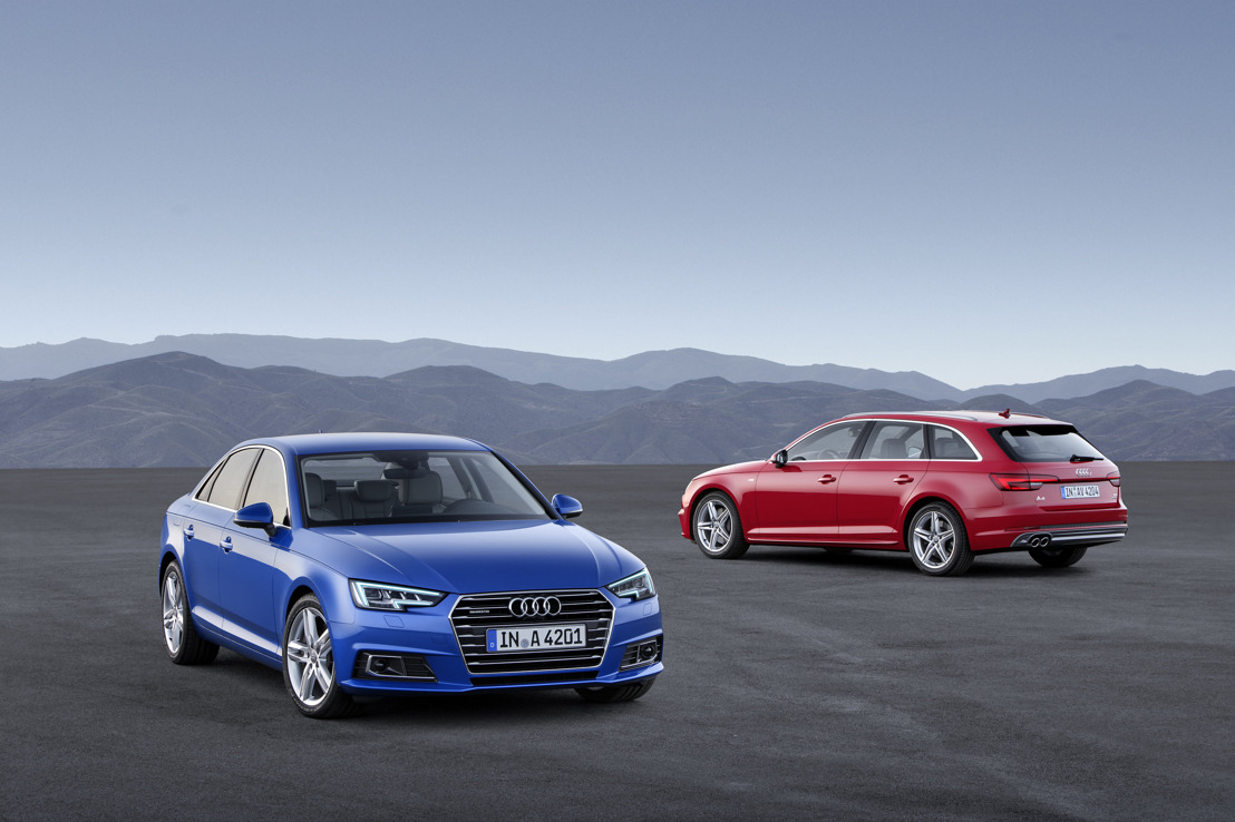 Audi introduceert nieuwe generatie A4 en A4 Avant - Prijzen gekend