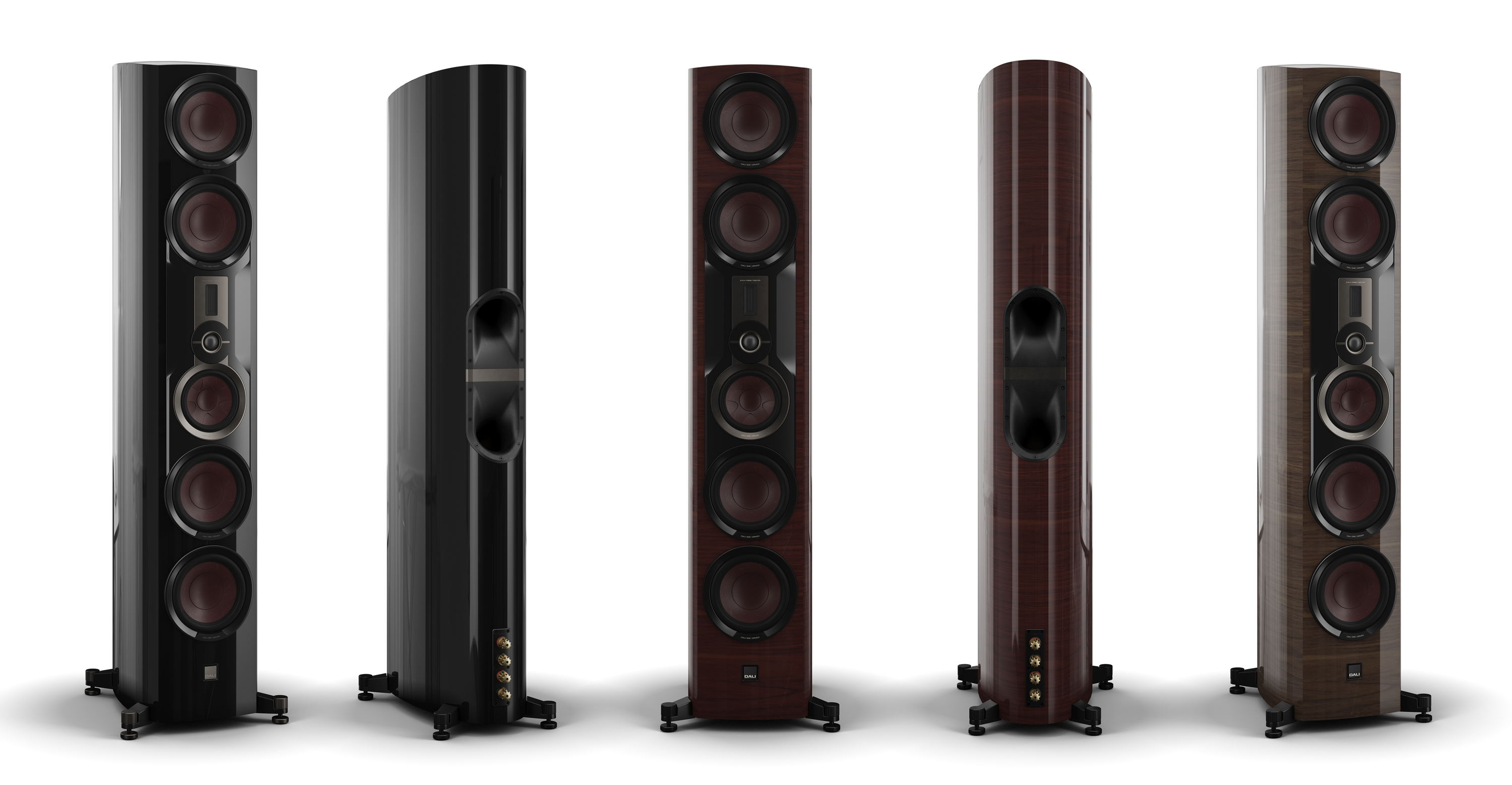 DALI Celebrates 40 years of loudspeaker innovation with the EPIKORE 11: 4½-way Floorstanders with Ultra-low Distortion SMC Gen-2 Technology.