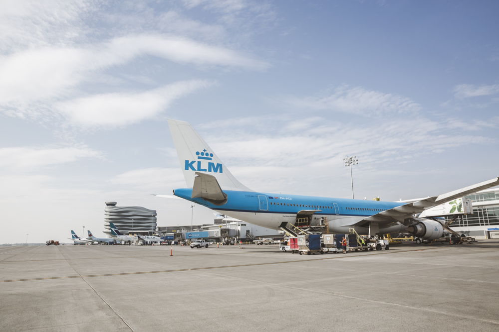 KLM op Edmonton International Airport (Credit: EIA)