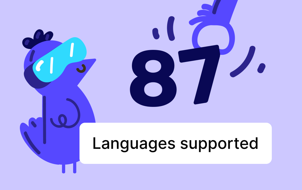 Supported languages in Prezly
