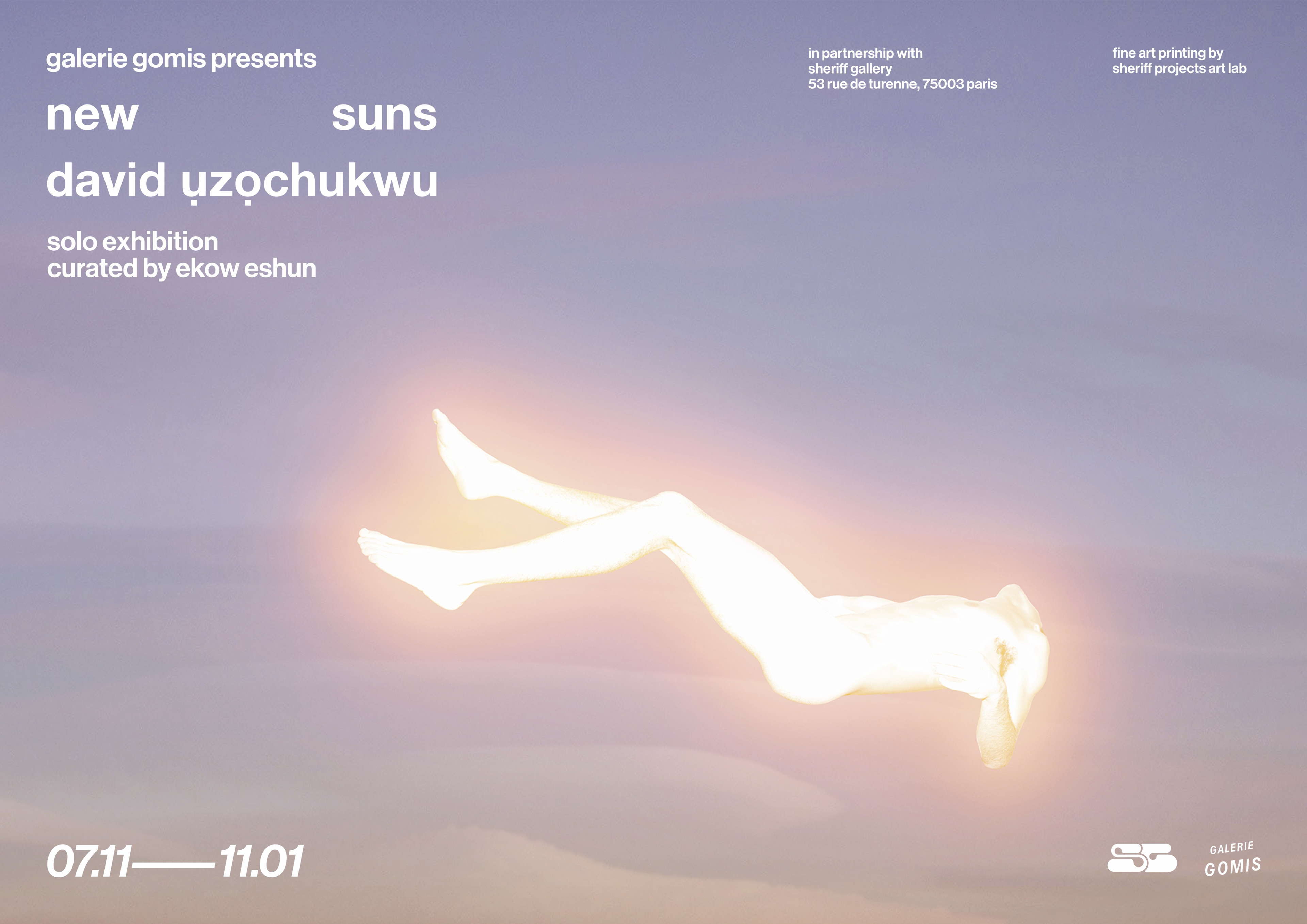 Galerie Gomis lance sa résidence à la galerie Sheriff à Paris avec l’exposition "New Suns" de David Ụzọchukwu, commissariée par Ekow Eshun