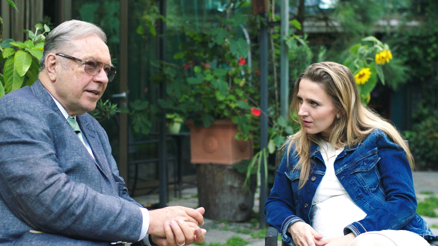 Krzysztof Zanussi en Alicja Gescinska - (c) Kris Van de Voorde