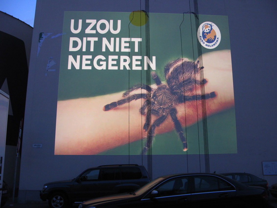 MuHKA vol vlekjes om onze huid te simuleren!