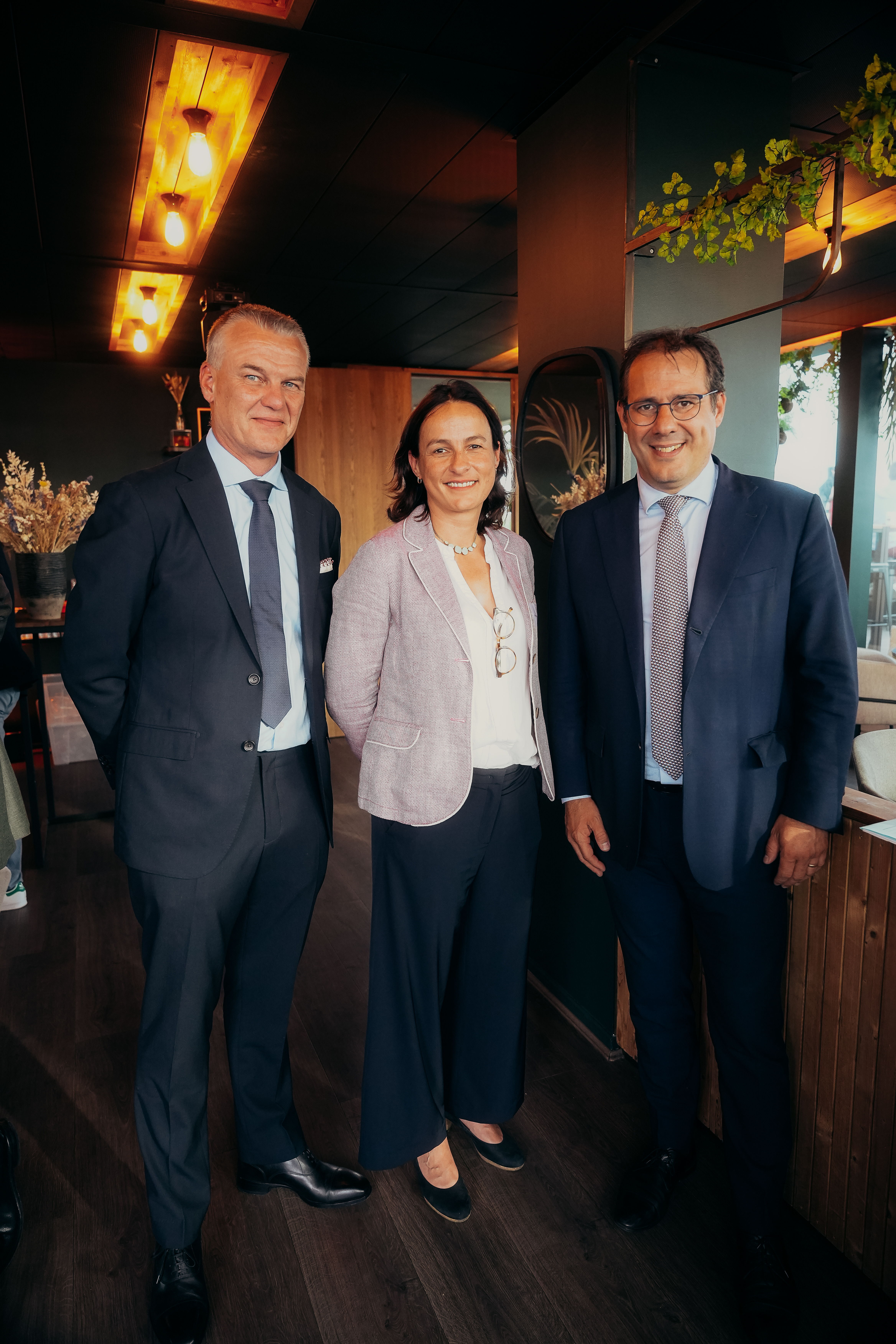 Koen van den Bosch, Anne-Sophie Snyers, le Ministre David Clarinval