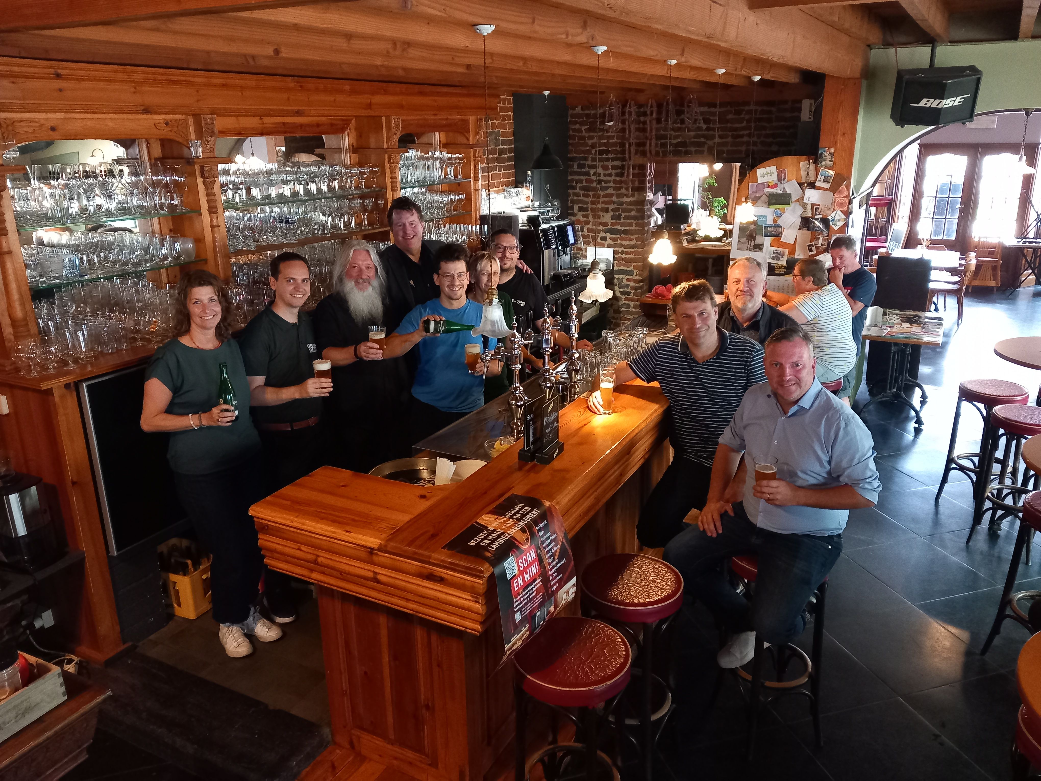 Op 18 september werd de nieuwe editie van de Maand van de Lambiek in café-brouwerij Den Hertog in Buizingen.