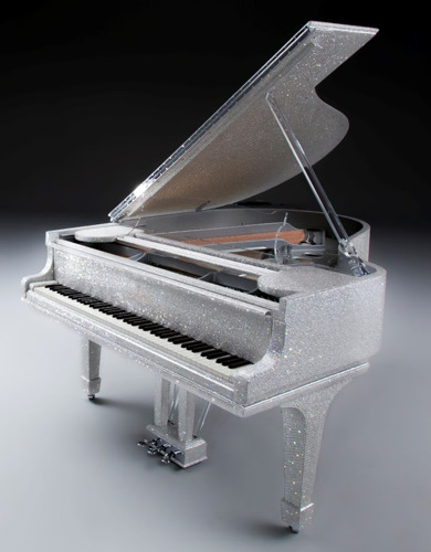 INFLUENTIAL SHEIKH BOUGHT A £420,000 BRITISH PIANO STUDDED WITH HALF A MILLION SWAROVSKI CRYSTALS