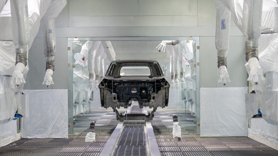 Cabina de pintura Nueva Nave de Pintura Volkswagen de México