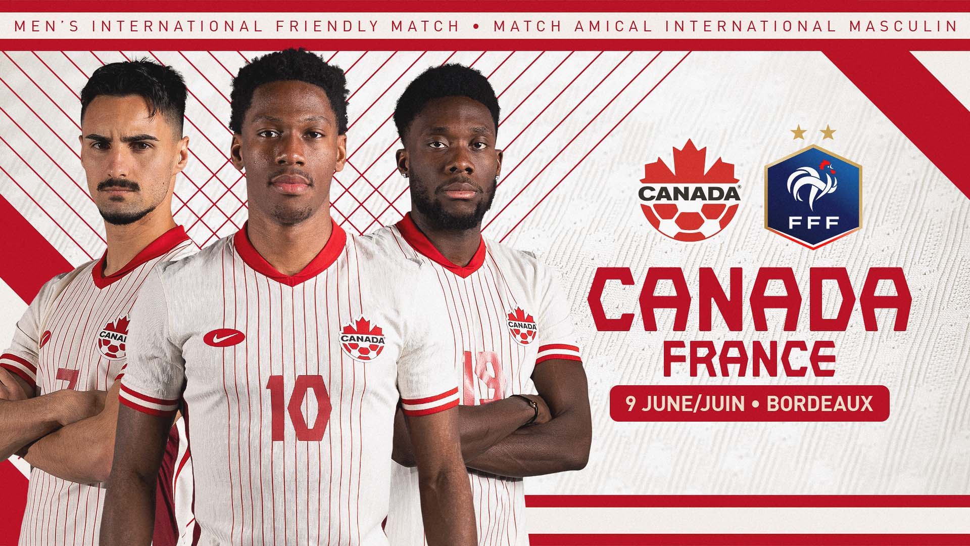 CANMNT to play FIFA World-Ranked #2 France in June