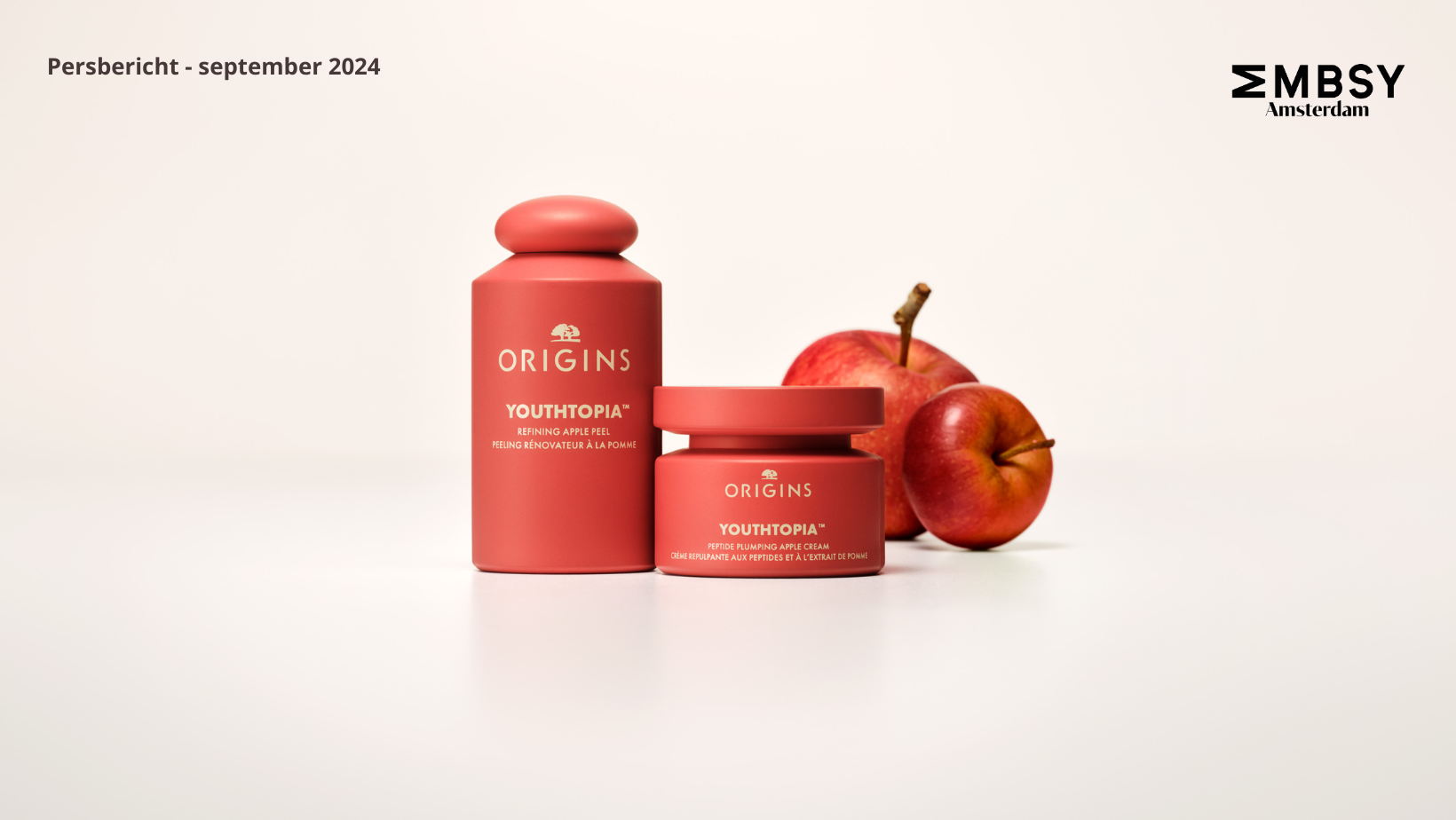 Origin | Youthtopia Peptide Plumping Apple Cream and Youthtopia Refining Apple Peel 
