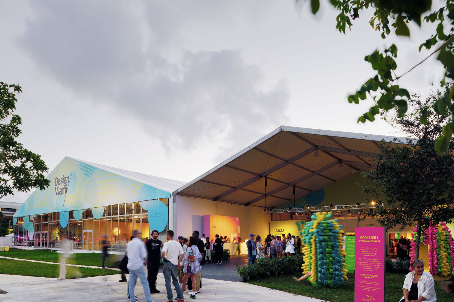 Design Miami 2022 Fair Exterior. Photo credit - James Harris