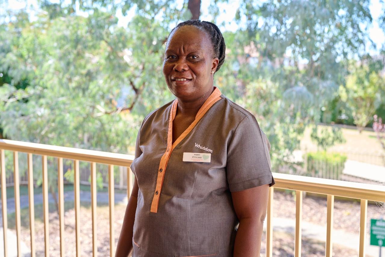 Princess Mansaray, one of six AINs celebrating their 15-year Whiddon milestone.