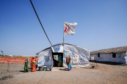 MSF cholera isolation centre in Al Gedaref city. November 2024.