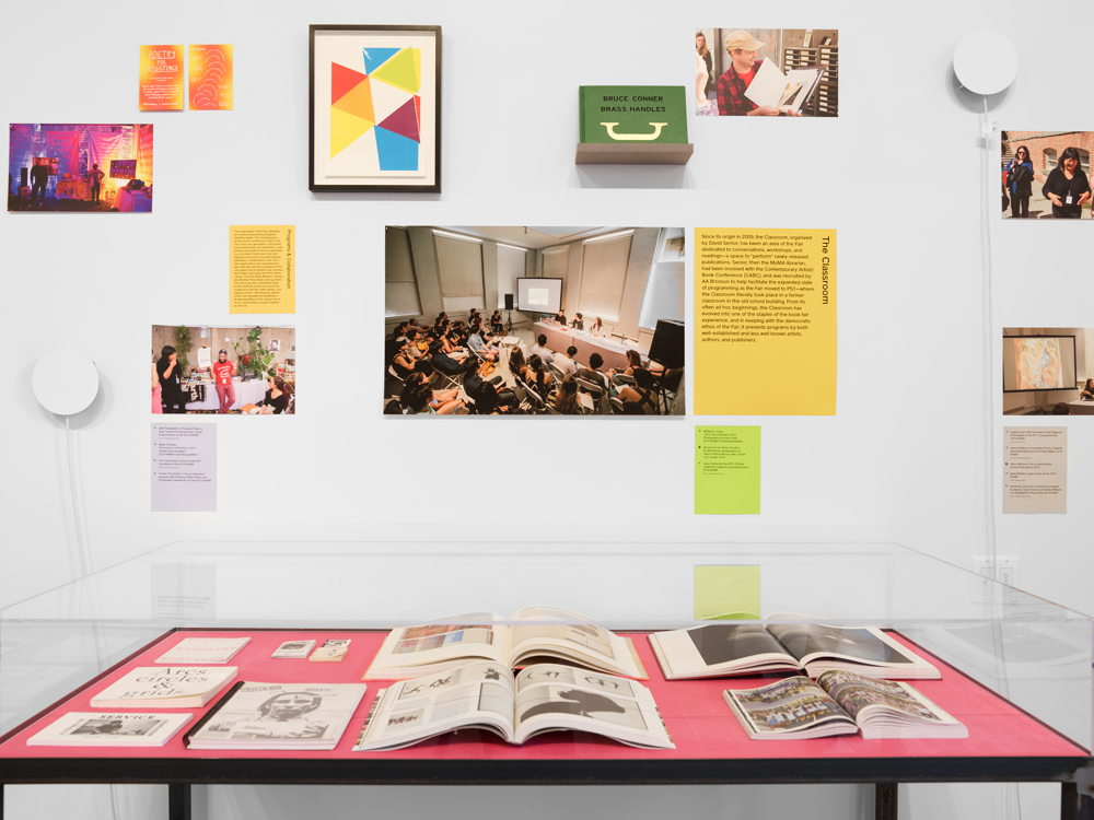 Installation view, ‘An Incomplete History of Printed Matter’s Art Book Fairs’, Hauser & Wirth New York, 22nd Street, until 29 October 2022. Courtesy Hauser & Wirth. Photo: Sarah Muehlbauer Installation view, ‘An Incomplete History of Printed Matter’s Art Book Fairs’, Hauser & Wirth New York, 22nd Street, until 29 October 2022. Courtesy Hauser & Wirth. Photo: Sarah Muehlbauer