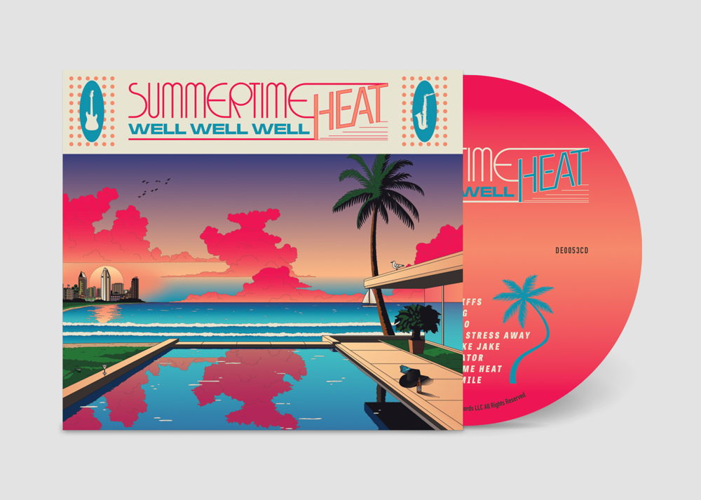 WELL WELL WELL - Summertime Heat - DE0053CD_mock up