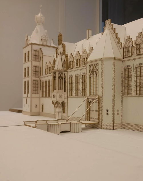 Maquette du château d’Heverlee “un rêve architectural”
