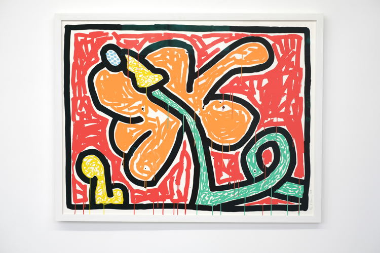 Keith Haring, Flowers V, 1990
