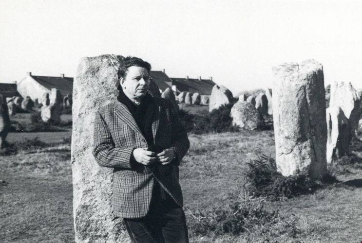 Hubert Lampo in Bretagne, 1976