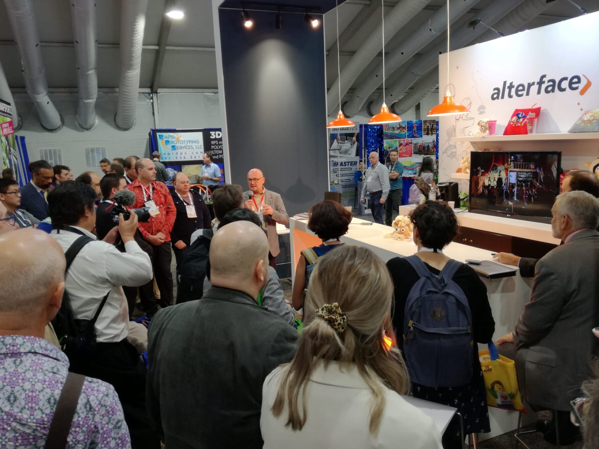 Press Conference on Alterface booth at IAAPA 2019