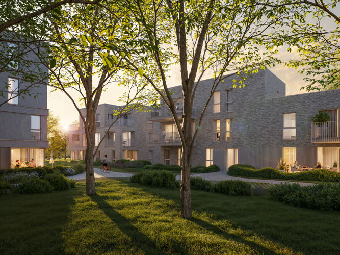 De binnentuin. Foto RAAK Invest