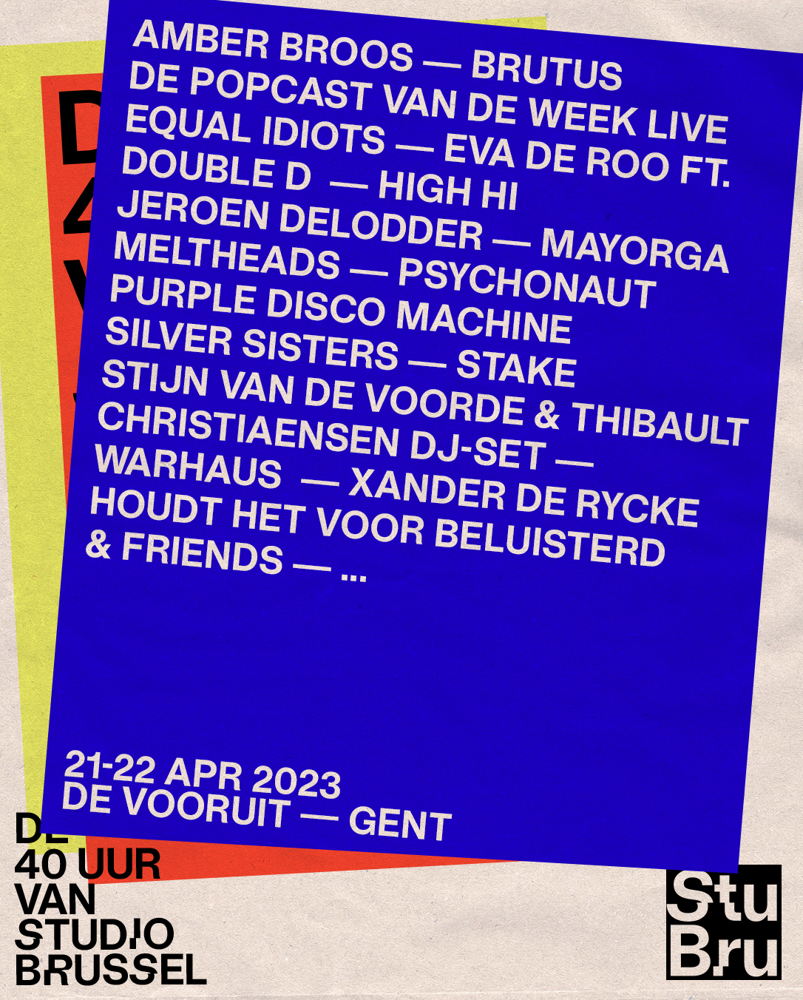 De 40 uur van Studio Brussel © Studio Brussel
