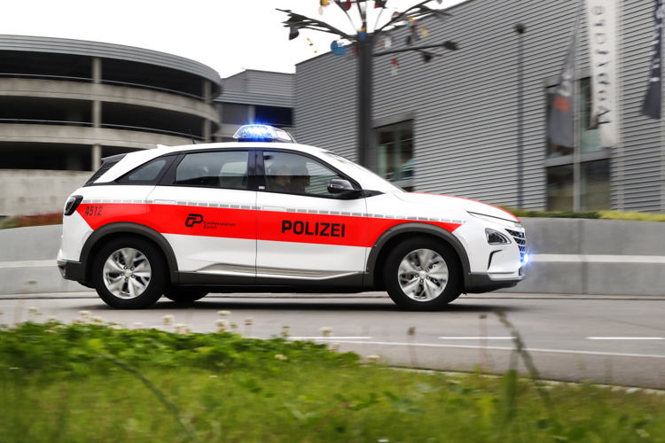 Hyundai NEXO @ Kantonspolizei Zürich