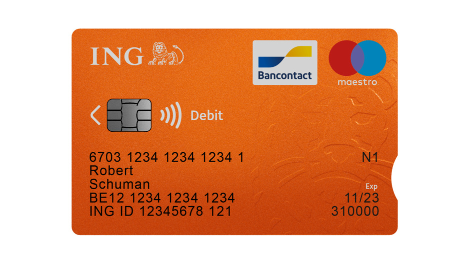 Exclusive: ING is the first bank in Belgium to introduce a payment card with a notch for customers with a visual impairment