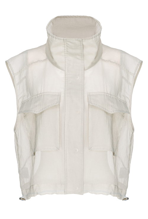 PINKO_SS25_FISARMONICA GILET_235 EUR