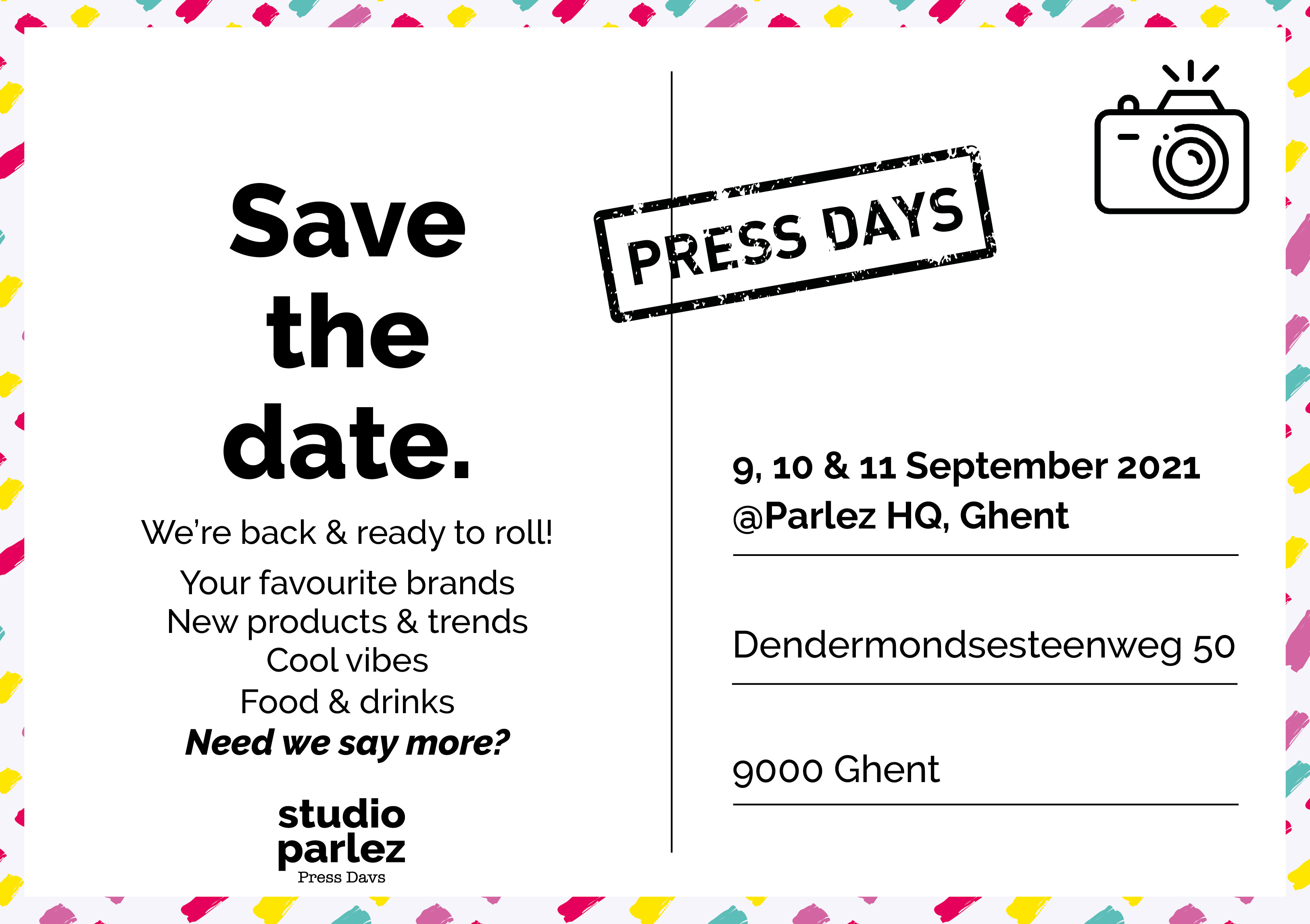 Save the date! Save the date!