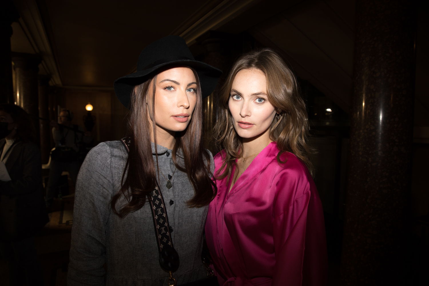 Belgian model Jenna Peij and her sister Jill Vermeulen (Silent Jill)