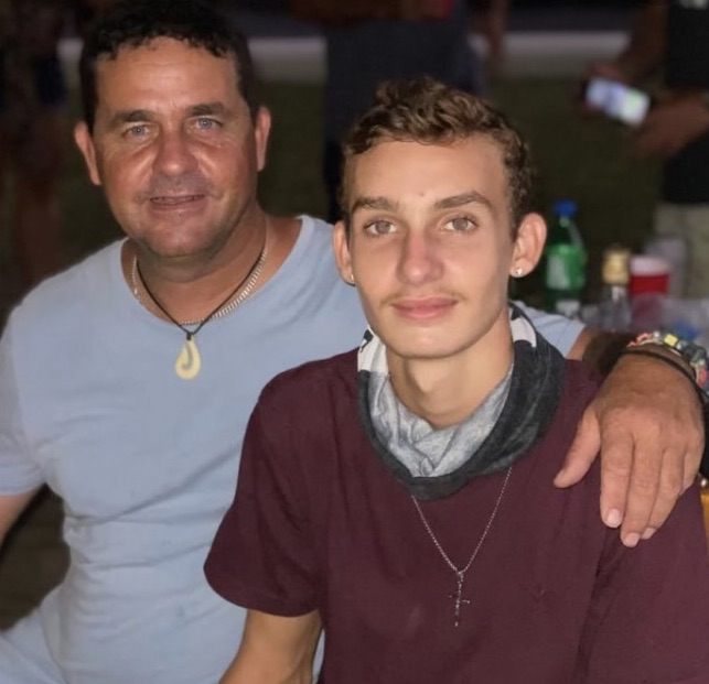 Slade Jones and his dad Juno Jones