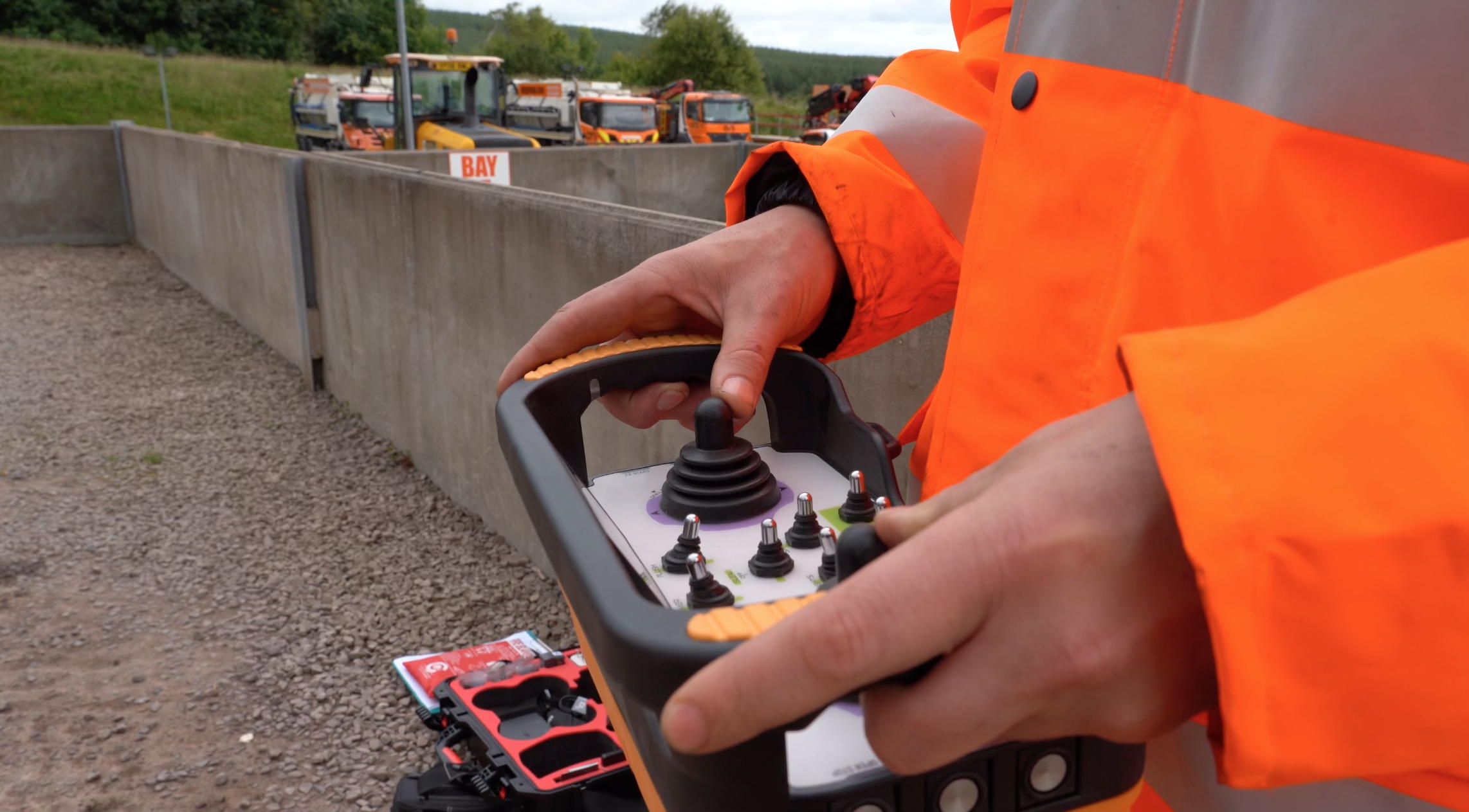 Photo caption: A bespoke control solution from Tele Radio is enhancing working safety for rail contractor QTS. Photo caption: A bespoke control solution from Tele Radio is enhancing working safety for rail contractor QTS.