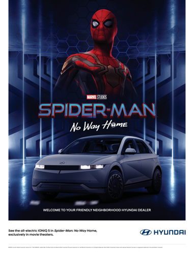 Hyundai IONIQ 5/ TUCSON @ Hollywood in “Spider-Man”