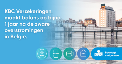 KBC Verzekeringen maakt balans op bijna 1 jaar na de zware overstromingen in België.