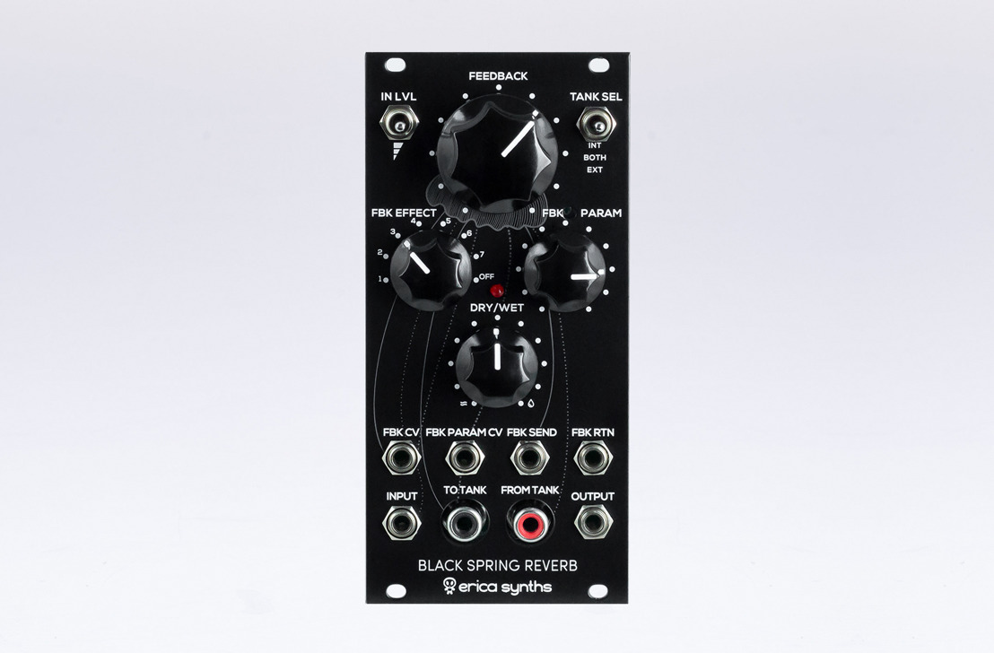 Erica Synths Black Spring Reverb Offers a Different Take on Spring Reverberation Units
