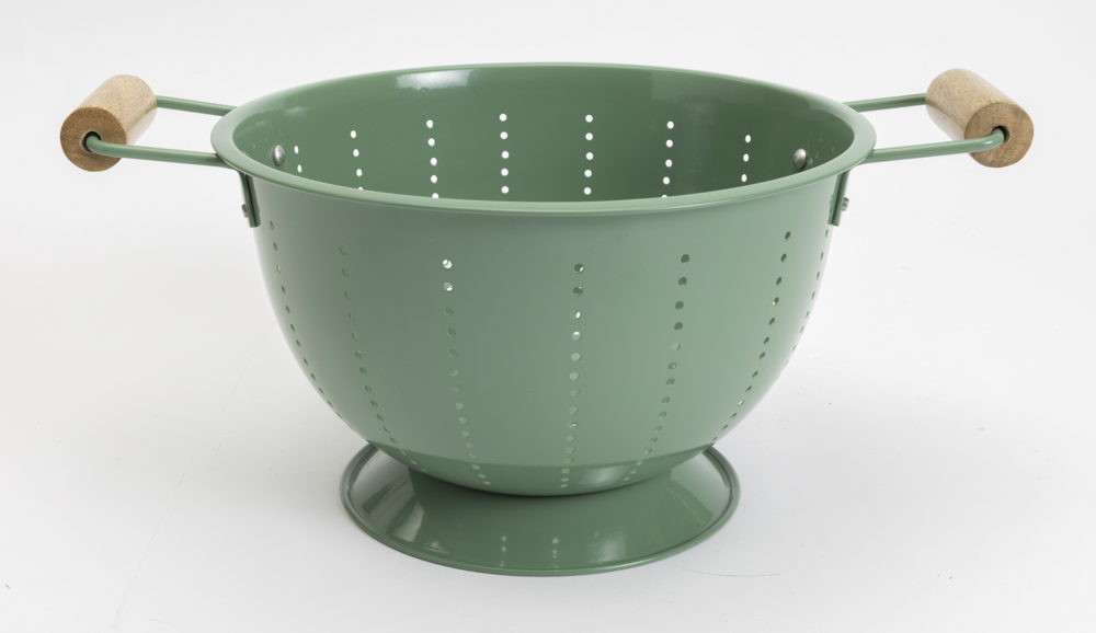 Habitat Global Enamel & Wood Colander, £12