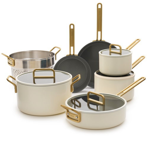 GreenPan™ Stanley Tucci™ Ceramic Nonstick 11-Piece Cookware Set, Carrara White - €799 GreenPan™ Stanley Tucci™ Ceramic Nonstick 11-Piece Cookware Set, Carrara White - €799