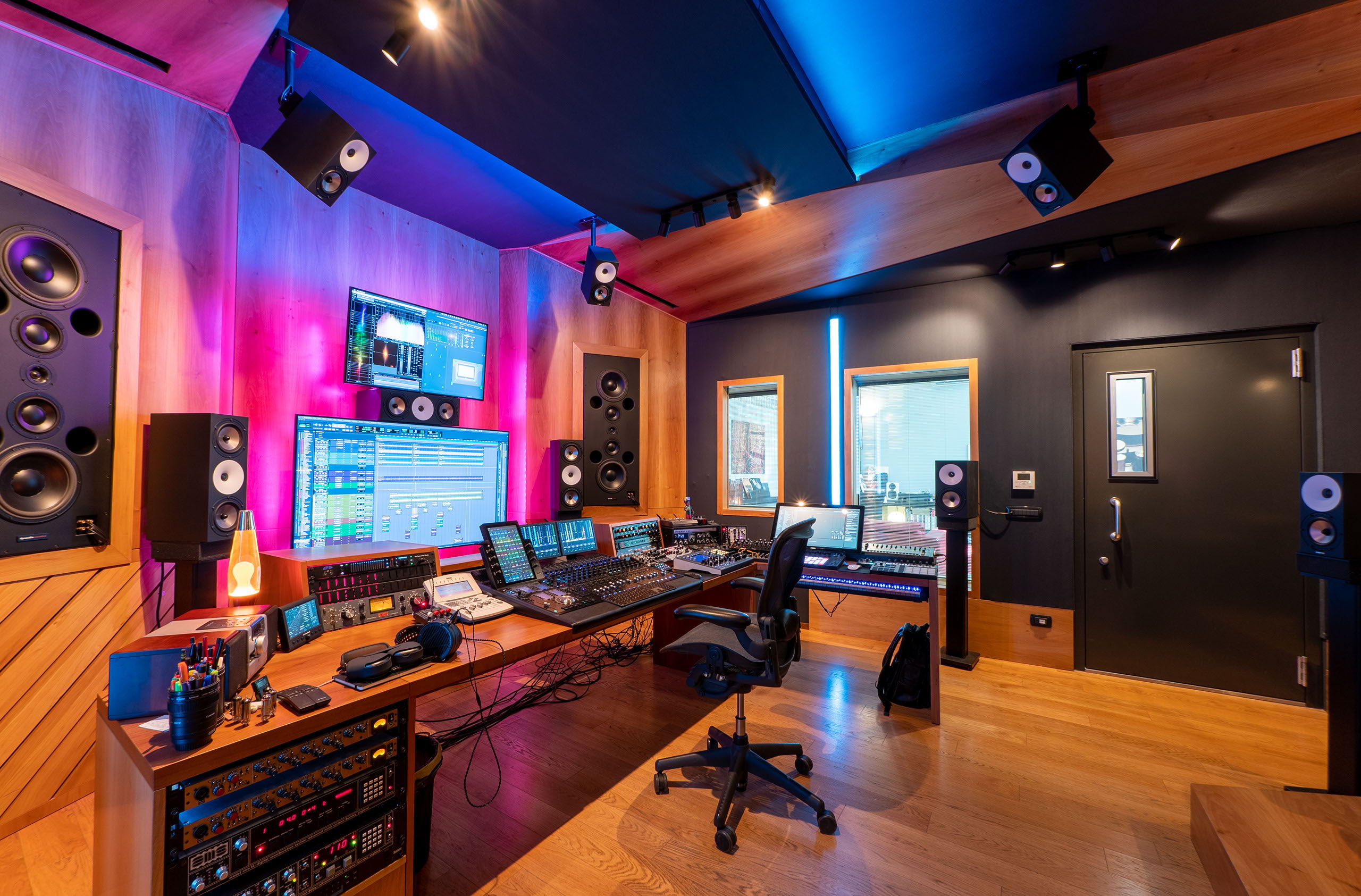 "I'd been using the Amphion One18s for stereo mixes and was always impressed by how well they translated," he said. "When it was time to do the big upgrade for ATMOS, I knew it had to be Amphion because I'd be able to adapt right away and trust what I was hearing."