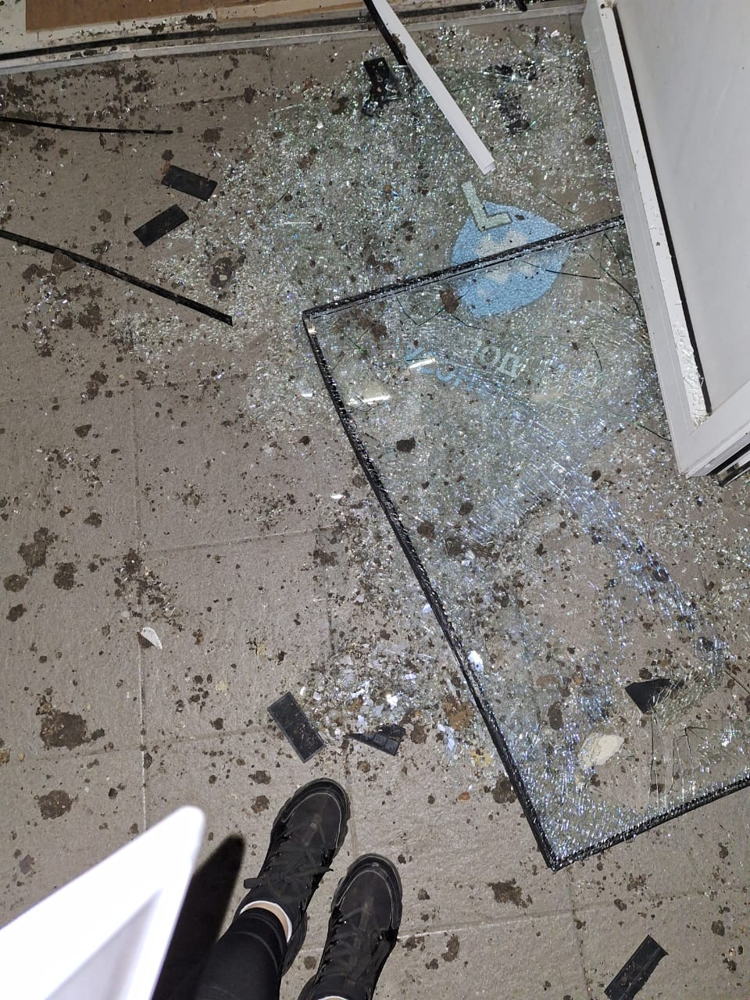 On 20 November 2023, two missiles hit a hospital in Selydove in Ukraine. MSF had been working in the emergency room and intensive care unit of the hospital. The building sustained extensive damage and two MSF ambulances were also damaged. Photographer: MSF. Date: 21/11/2023 Location: Ukraine 