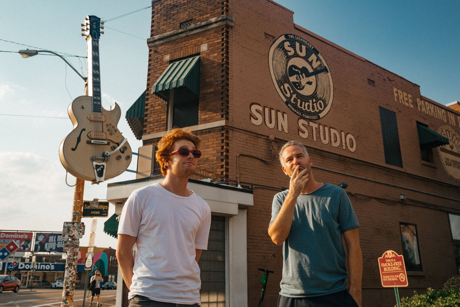 Rock 'n' Roll High School - Stijn Van de Voorde en Thibault Christiaensen, Sun Studio @ Memphis © Studio Brussel