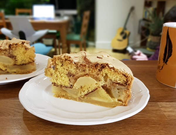 Sharlotka: Super easy tasty apple cake