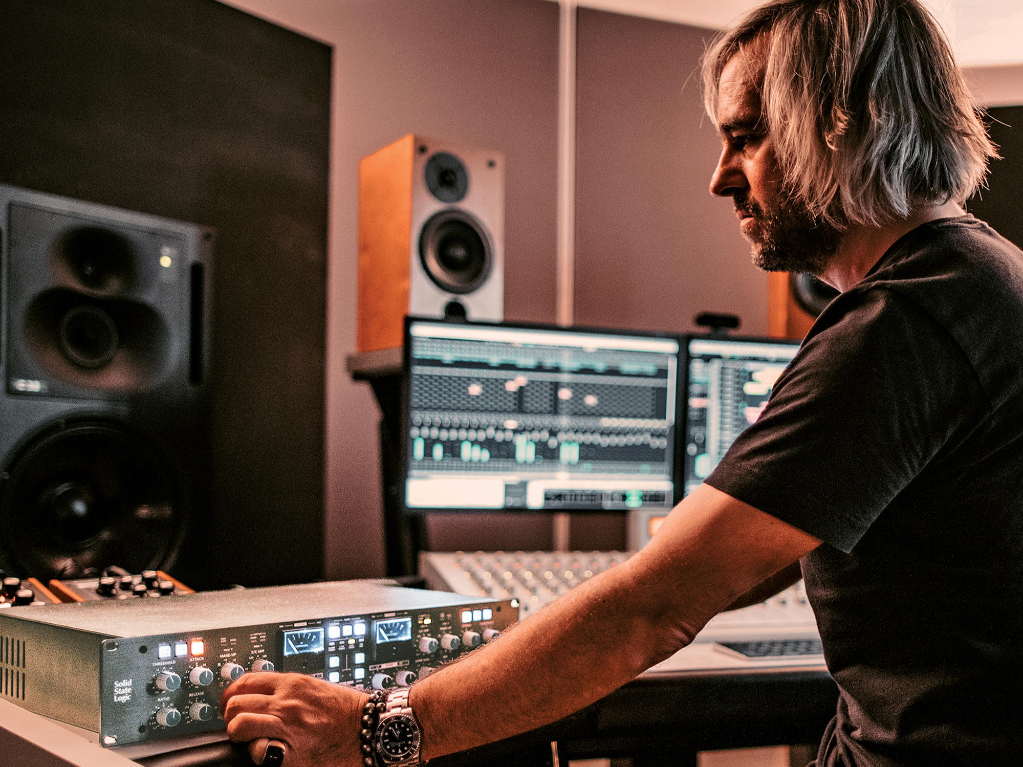 Hannes Bieger Expands His Creative Sound Palette with the Addition of Solid State Logic THE BUS+ Rackmount Compressor