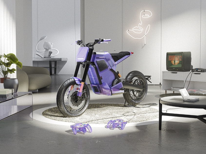 DAB Motors unveils electric motorcycle inspired by retro gaming